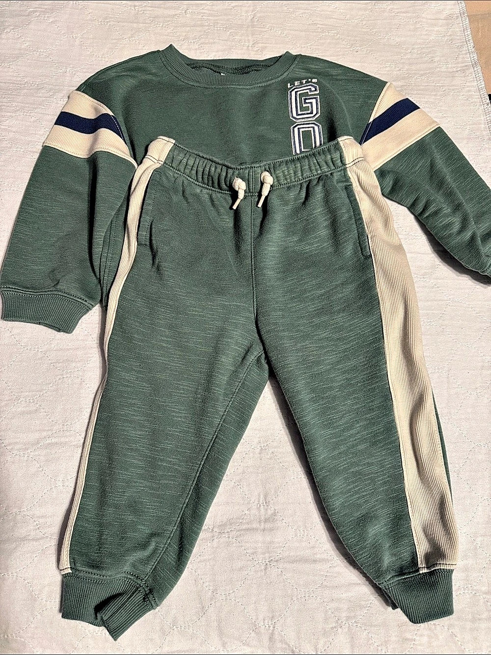 Carter's Toddler 2-Piece French Terry Sweatshirt & Pull-On Jogger Set & Jogger